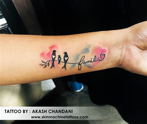 This tattoo has double meaning, its symbolic of the general word 'hope' it was done the same time as my cherry blossoms so it is in conjuction with the. Love Family ( familia) Tattoo Designed by : Akash Chandani ...