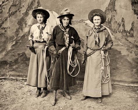Old West Cowgirl Performers Bernoudy Bergerhoff Pease Vintage Photo Ebay Old West