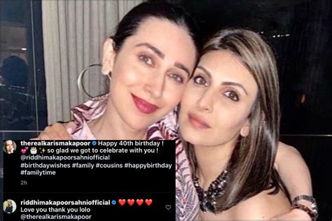 karisma kapoor shares inside pictures from riddhima s 40th birthday bash their social media pda