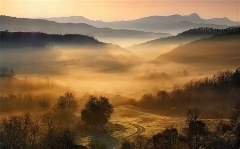 Nature Landscape Mountain Mist Forest Sunrise Trees Greece Wallpapers Hd Desktop And