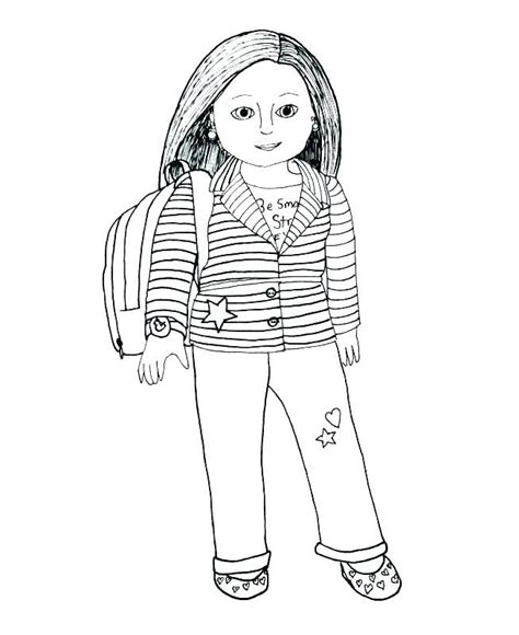 American Girl Coloring Pages Best Coloring Pages For Kids American
