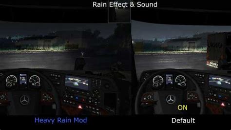 Heavy Rain Mod V10 Ets2 Mods Euro Truck Simulator 2 Mods Ets2modslt