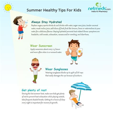 Summer Health Tips For Kids Nmscarehealthtips P