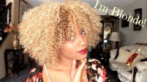 Black women can slay any hairstyle you give to them. Big Blonde Natural Hair| Beshe Drew Wig Review & Style ...