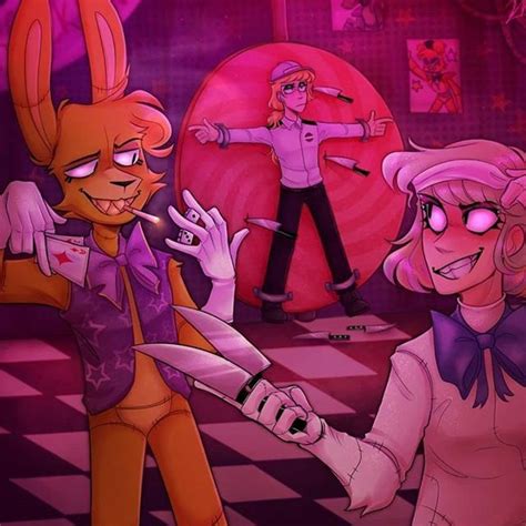 Fnaf Vanny And Glitchtrap Play A Game Vannesa Fnaf Drawings Fnaf Funny Fnaf