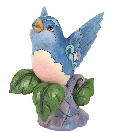 Jim Shore Heartwood Creek Collection Bluebird On Branch Figurine