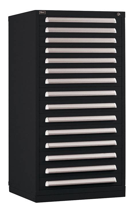 Lista mobile modular storage cabinet 9 drawer 47 x 40 x 22 steel blue damaged. STANLEY VIDMAR Stationary Full Height Modular Drawer ...