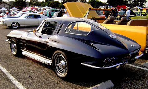 1963 Black Corvette C2 Stingray Autos