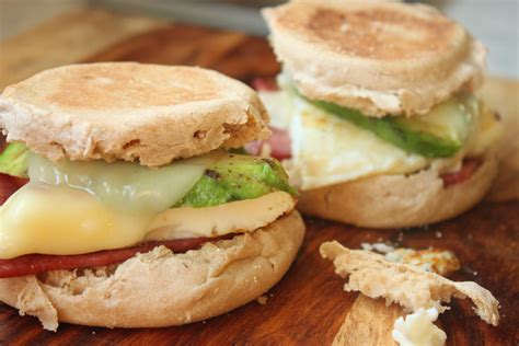 Avocado And Turkey Bacon Breakfast Sandwiches Heidi S Home Cooking