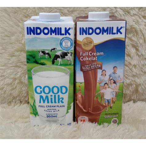 Jual Susu Indomilk Uht 950 Ml 1 Liter Shopee Indonesia