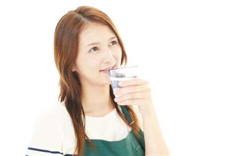 Woman Drinking Fresh Water Stock Photo Download Image Now Adult