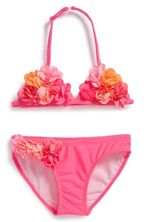Kate Mack Pink Paradise Two Piece Swimsuit Little Girls And Big Girls