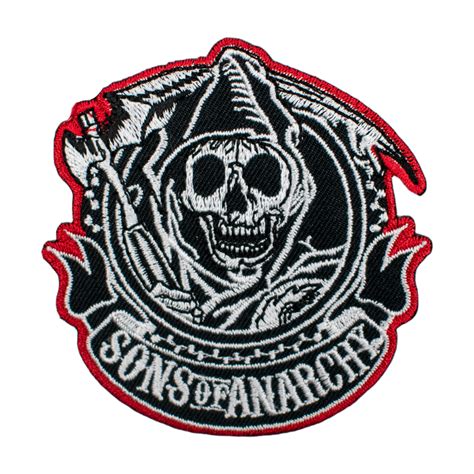 Sons Of Anarchy Reaper Standard Patch Snuffgr