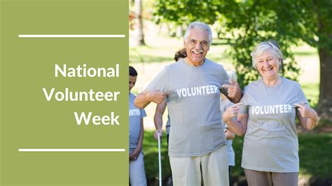 National Volunteer Week Ideas For Seniors Meetcaregivers