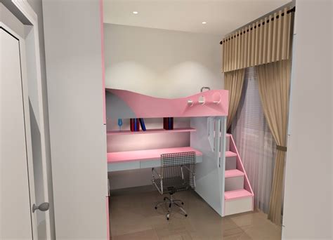 Denah rumah modern sederhana dan minimaliss 3 kamar. Desain Kamar Tidur Anak Perempuan Yang Simple Dan Cantik ...