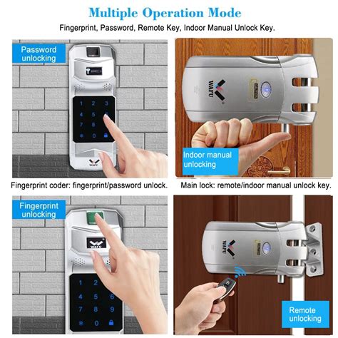 Wafu 018b Pro Smart Invisible Fingerprint Remote Lock Keyless Entry