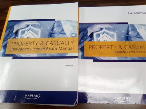 Property And Caualty Insurance License Exam Manual 1st E Kaplan 9781475456431 Books