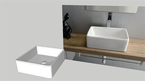 Bathroom Countertop Sink Ubega V Ray 3d Warehouse