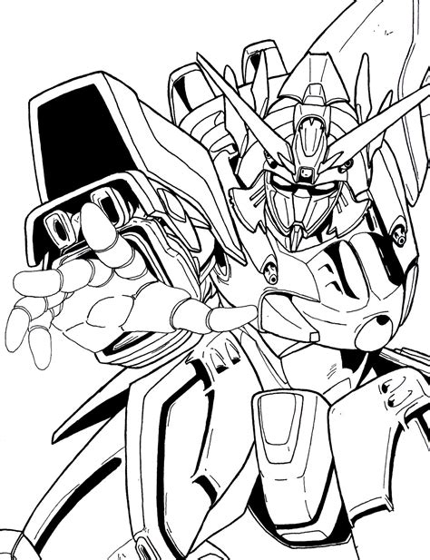 Shining Gundam By Mo By Ala Club On Deviantart Pokemon Coloring Pages
