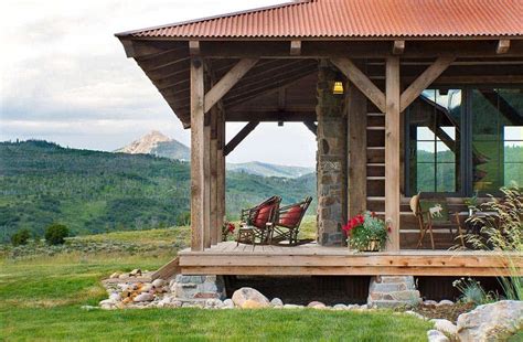 Tour This Stunning Rustic Timber Frame Cabin In Steamboat Springs