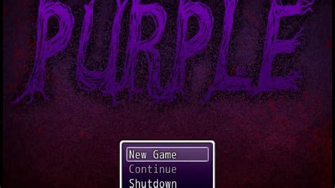 Purple Rpg Horror Game 1 Demo Youtube