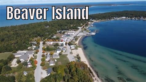 Saint James Beaver Island Michigan Downtown Aerial Tour Youtube