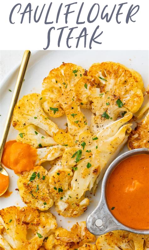 Roasted Cauliflower Steak Recipe With Paprika Olive Oil Aprons