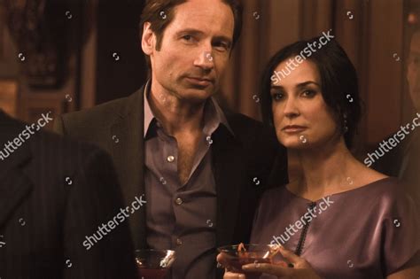 David Duchovny Demi Moore Editorial Stock Photo Stock Image