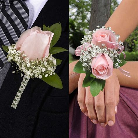 Boutonnieres And Wrist Corsages 16 Count In 2020 Prom Corsage And