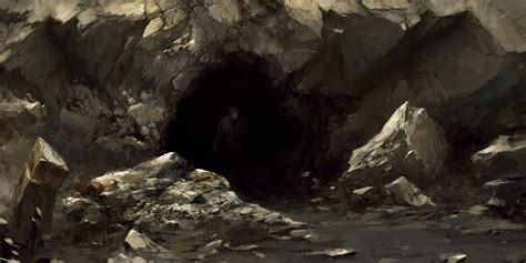Cave By Chriscold On Deviantart Cave Entrance Fantasy Concept Art