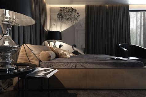Three Luxurious Apartments With Dark Modern Interiors Dark Luxury