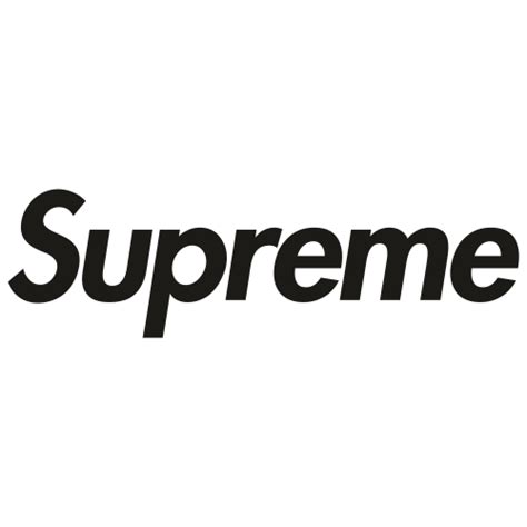 Supreme Black Logo Svg Download Supreme Black Logo Vector File Online
