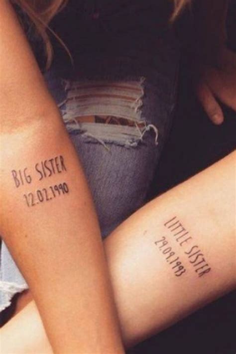 Adorable Sibling Tattoo Ideas Photo Album Sofeminine