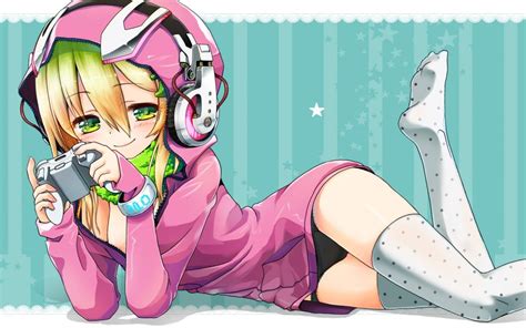 Anime Hoodie Controller Headphones Hd Wallpaper Anime Wallpaper Better