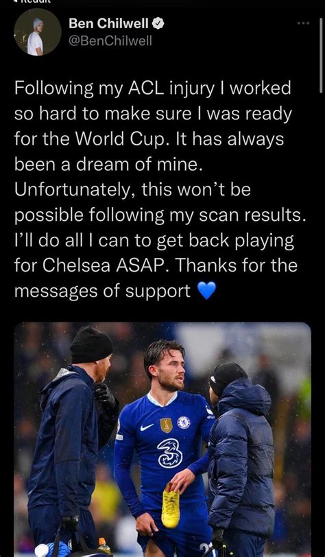 Chilwell On Twitter Following My Acl Injury I Worked So Hard To Make