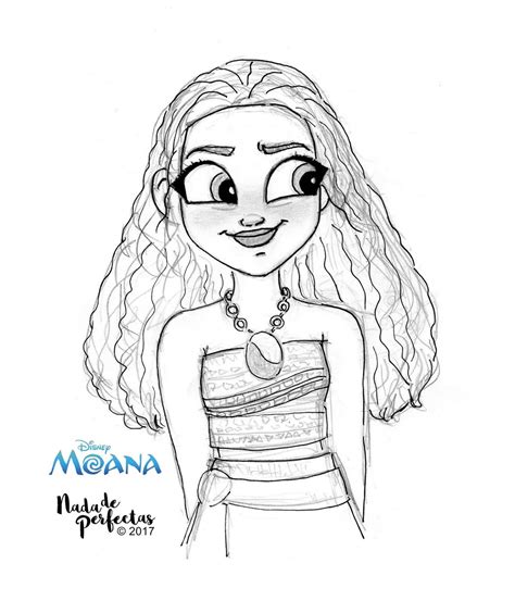 Moana Dibujos Para Colorear