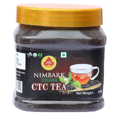 Nimbark Organic Ctc Black Tea Black Tea Ctc Tea 400gm