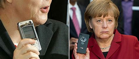 Merkels Gamla Nokiamobil Inte Godkänd