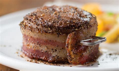 Peppered Bacon Wrapped Filets Omaha Steaks