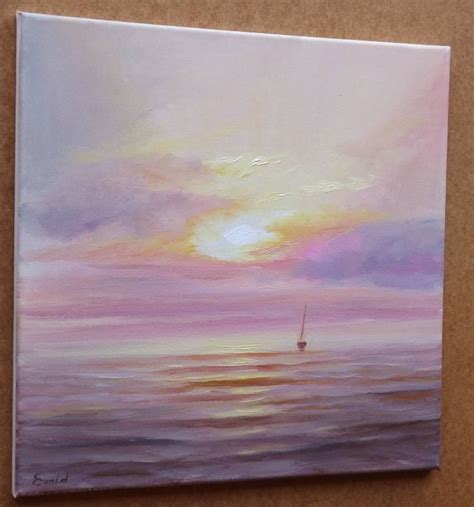 Pink Sunset Painting Pastel Watercolour Clouds Kremi Png