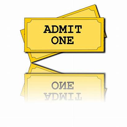 Ticket Tickets Clipart Admit Clip Blank Template