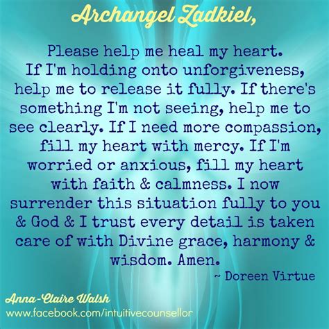 Prayer To Archangel Zadkiel For Emotional Healing