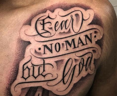 101 Best Fear No One Tattoo Ideas That Will Blow Your Mind Outsons
