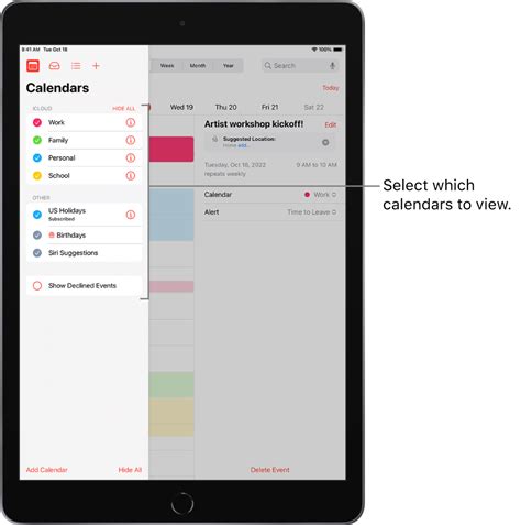 Set Up Multiple Calendars On Ipad Apple Support