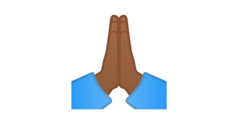 🏾 Mains En Prière Peau Mate Emoji