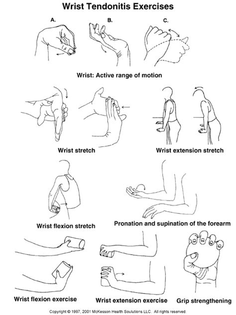 Wrist Exercises Wrist Exercises Hand Therapy Exercises Physical