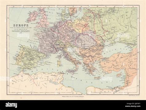 Europe 1793 1815 Napoleonic Wars Confederation Of The Rhine Collins