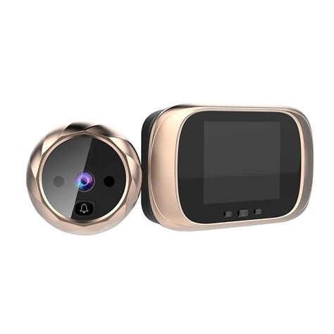 Home Security Digital Peephole Door Camera Viewer With Doorbell 28