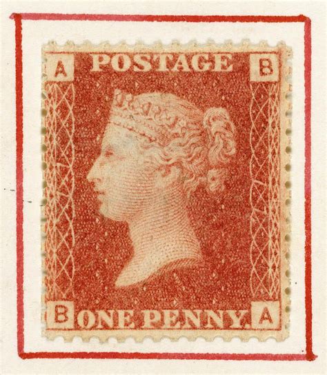 Penny Red Postage Stamp By British Library Rare Stamps Postage Stamps Stamp