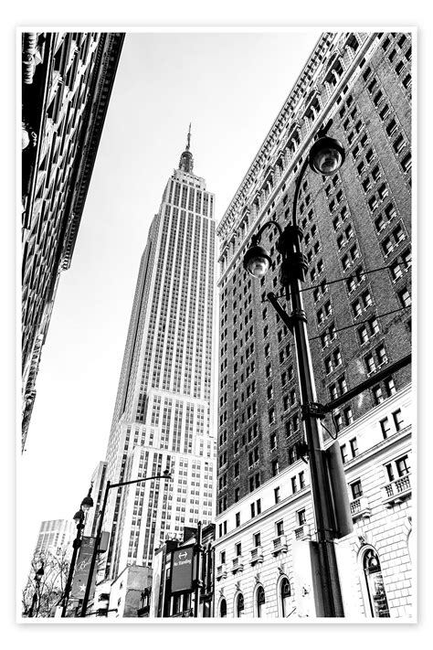 New York City Empire State Building Monochrome De Sascha Kilmer En
